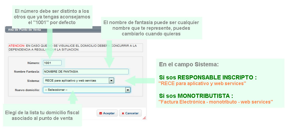 Sitio Web de AFIP